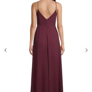 Burgundy Bridesmaids Dress